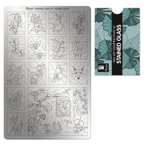 MOYRA STAMPING PLATE No.44 Stained glass