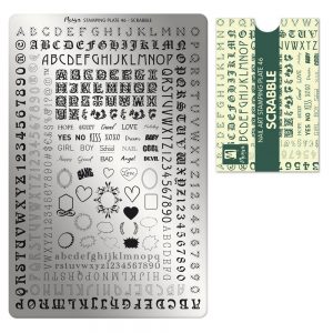 MOYRA STAMPING PLATE No.46 Scrabble