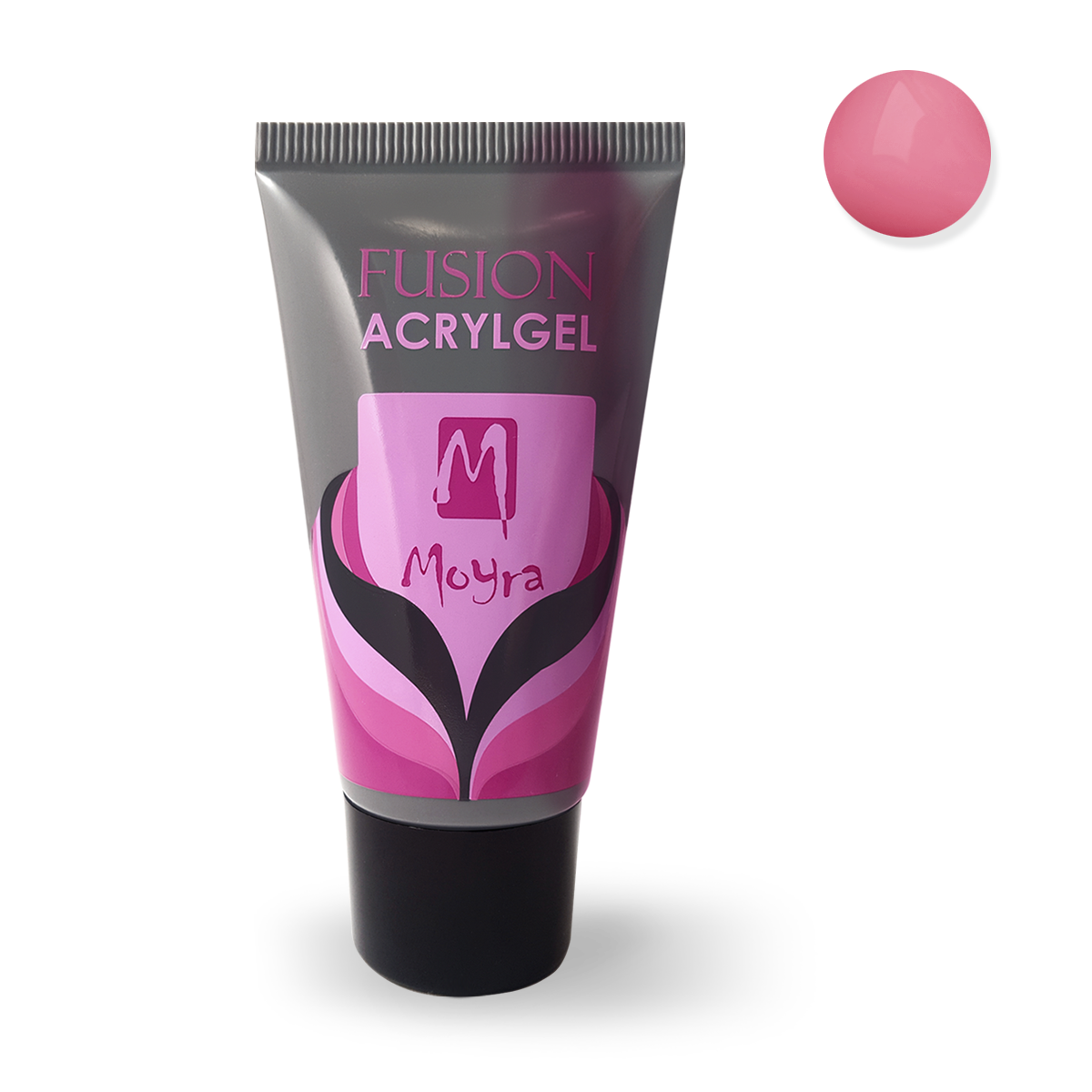 Polygel-Moyra Fusion AcrylGel 30ml- TRANSPARENT PINK
