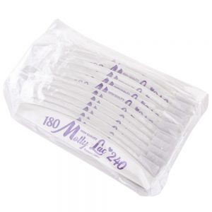 Nagelfil 180/240 halv moon-HIGH QUALITY Molly Lac-12 pack