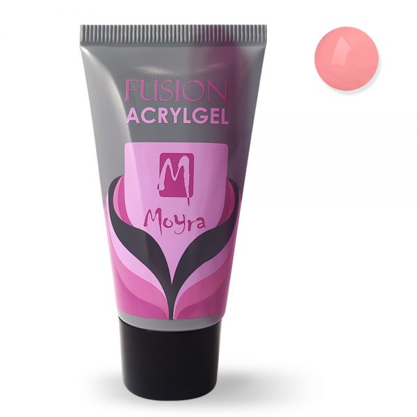 Acrylgel-polygel-Moyra-Fusion-för-att-bygga-förlänga-naglar-50-ml-tub-dinanaglar-Cover-Pink