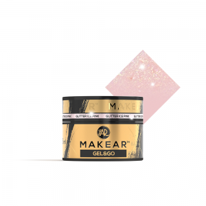 Build Gel-MAKEAR-Gel & Go-Glitter Ice Pink GG21-15ml