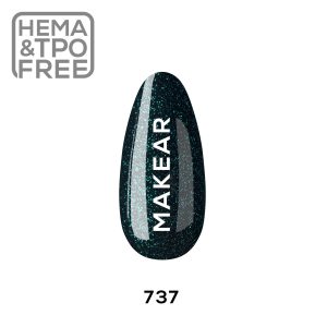 Hema free gelpolish-Makear-GLITTER-737