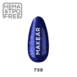 Hema free gelpolish-Makear-GLITTER-739