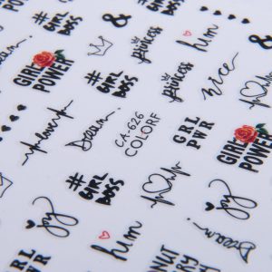 Nail stickers-självhäftande-CA-626-text