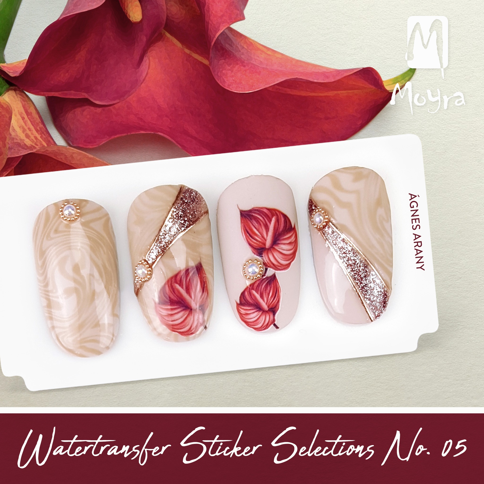 klistermärke-nailart-nail-sticker-moyra-vattentransfer-dinanaglar-05-flowers-blommor-nailart