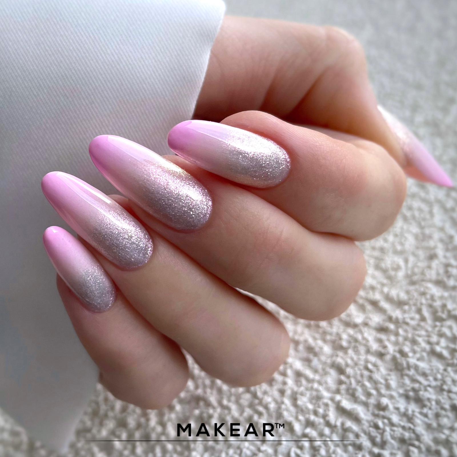 gelpolish-makear-hälsosamma-hema-free-glossy-opaliserande-gellack-dinanaglar-glitter-401-gel&go-take-care-proart-magenta-white