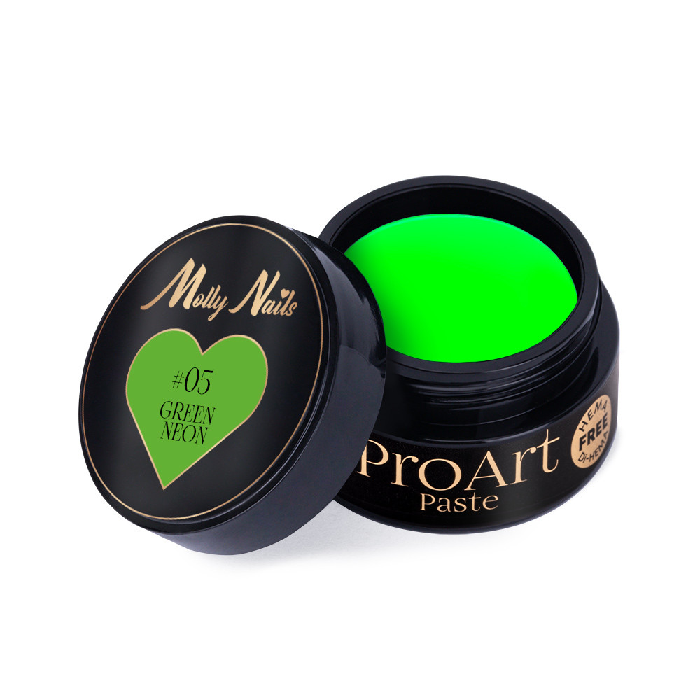 proart-paste-paintgel-från-molly-nails-hema-free-hemafri-paint-gel-5g-till-nailart-naglar-dinanaglar-05-Green-Neon