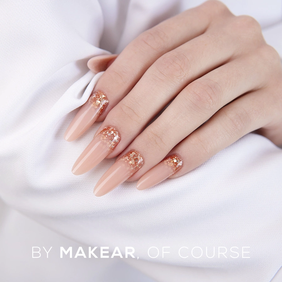 Hema-free-gelpolish-summerstar-med-glitter-och-folie-från-makear-tpo-di-hemafri-gellack-för-dina-naglar-dinanaglar-s60-copper-star-gold-guld-nails